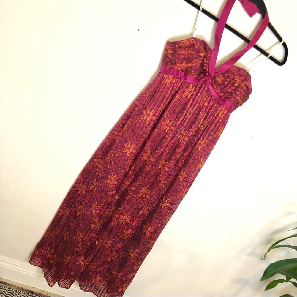 NWT - Silk Maxi Dress by Laundry - Picture 6 of 12
